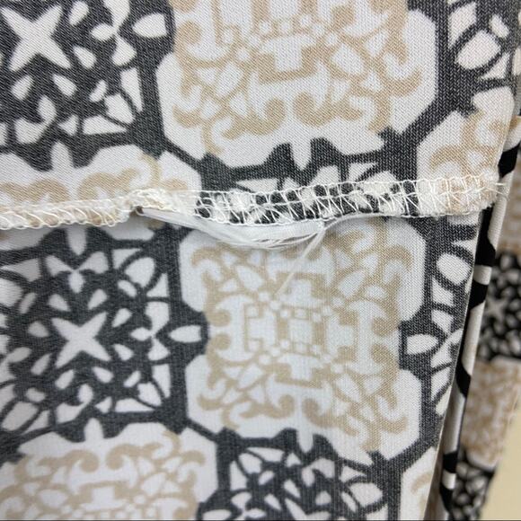 Laundry By Shelli Segal | Damask Print Dress Sz M - Picture 4 of 5